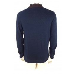 Doppelganger men's sweater navy blue color
