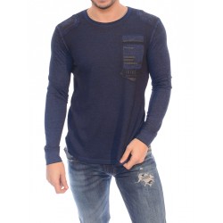 Guess men's sweater, dark blue color m74p45k6980