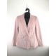 Mohito women's blazer pink color, barchatic fabric