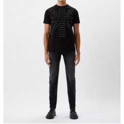 JOHN RICHMOND Men's T-Shirt HMA22105TS BLACK
