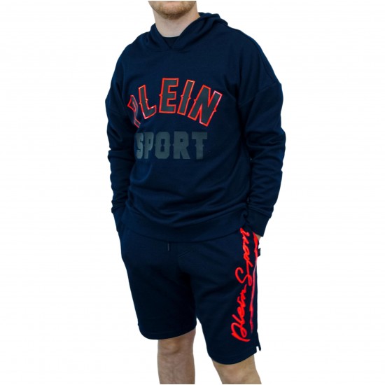 PLEIN SPORT men's sweatshirt FIPS22085 navy blue