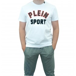 PLEIN SPORT men's T-shirt TIPS106it01 white